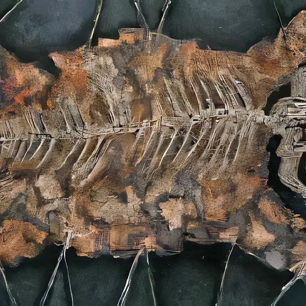 Skin with Spine, 1989, canvas, oil. Author`s property