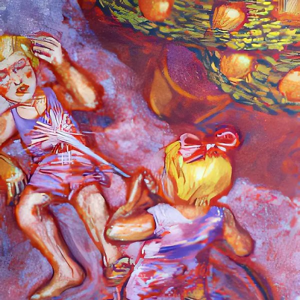 Interrupted Dream at Summer Noon, 1992, canvas, oil, 100x80 cm. Author`s property