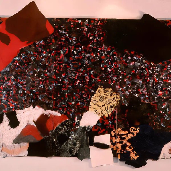Противостояние (3 части), 1989, Холст, масло, рельеф, 300х400 см Собственность автора