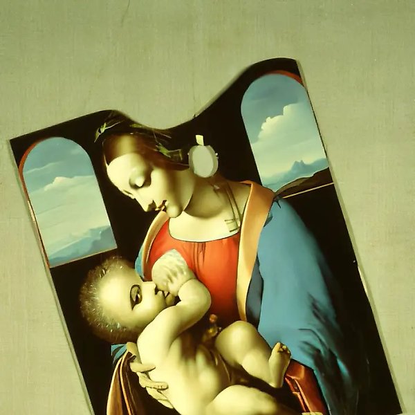 Mirror Palette, 1992, Wood, oil, varnish, 50 x 40 cm Ch.Keesee’s collection, USA