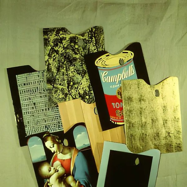 Trophies of Postmodernism, 1992, Wood, oil, gold, silver, varnish, 180 x 120 cm Ch.Keesee’s collection, USA