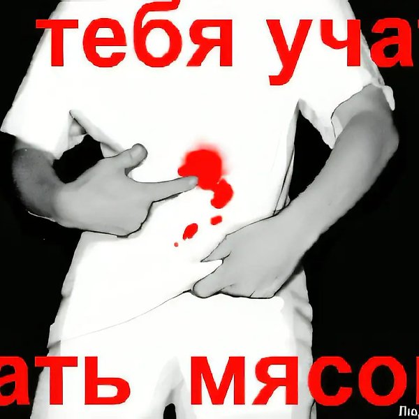 Тебя учат стать мясом!, 1995, Компьютерный плакат, 120 х 180 см Собственность автора
