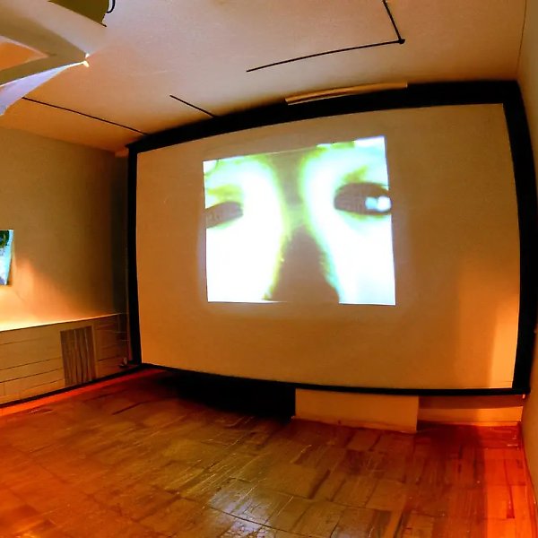 Light of a Distant Star. Video installation, «Shkola» Gallery, 1994, photo objects, VHS video projection, A+D Home video