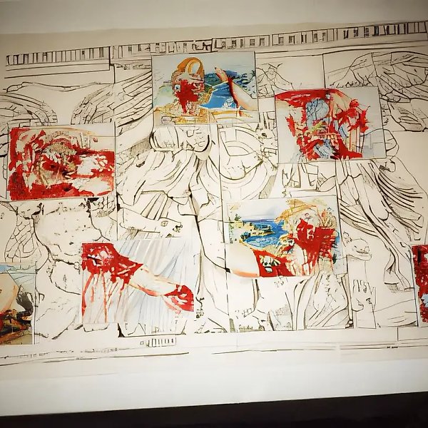 «Reconstruction of Pain» (fragment), Berlin, 1995, installation. Authors` property