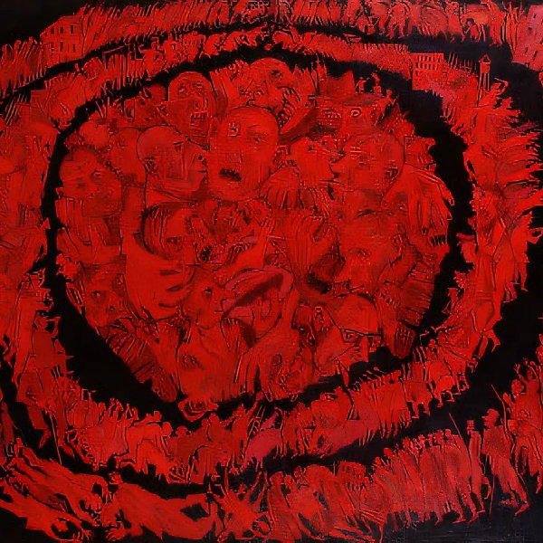 Государство, 1991, холст, масло, 230х320 Частное собрание. Германия.