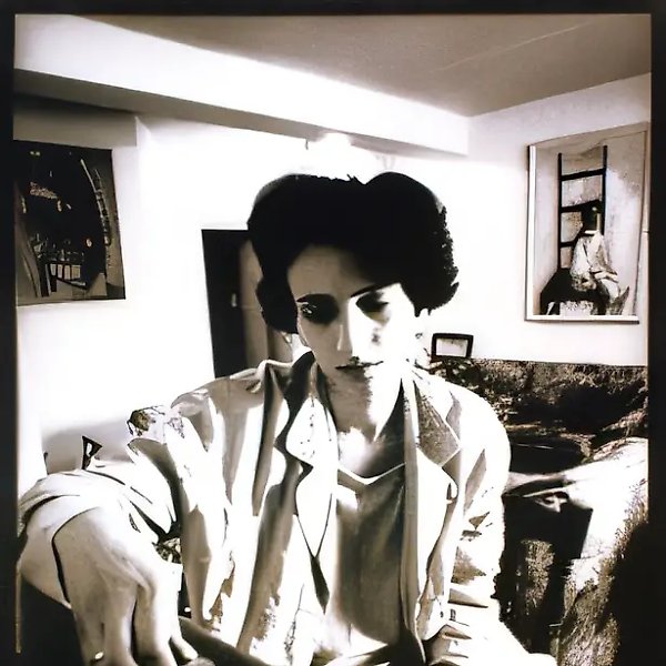 Multi-portrait (Aidan Salakhova), 1995, toned B/W photo, 30x24 cm. Author`s property