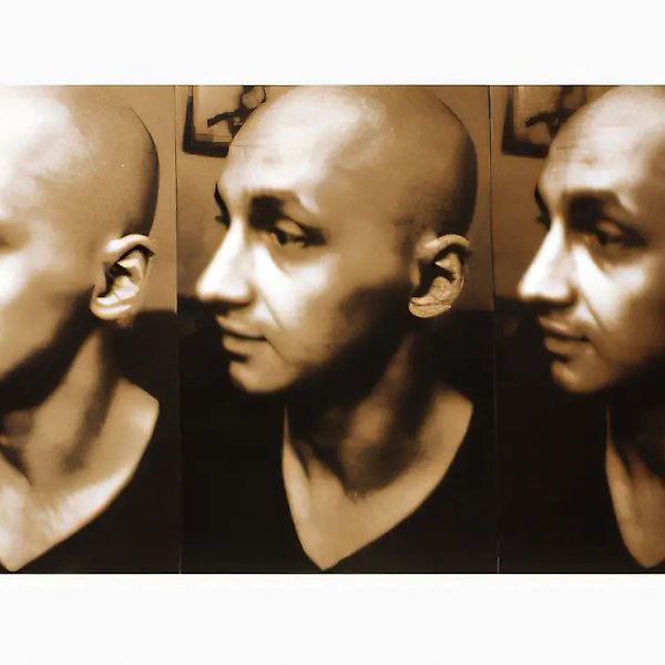 Multi-portrait (German Vinogradov), 1990, toned B/W photo, 24x30 cm. Author`s property