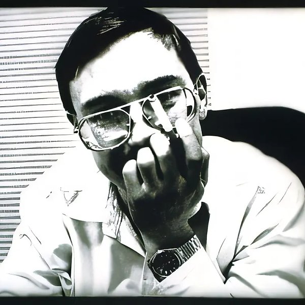 Multi-portrait (German Sterligov), 1995, toned B/W photo, 24x30 cm. Author`s property