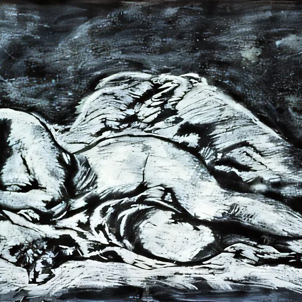 Untitled from the series "School Boards", 1991, Chalk on school blackboard, 160x100 RF Ministry of Culture