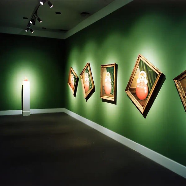 Poltergeist, 1990, oil on canvas, 10 pictures 70x50 Galerie Volker Diehl, Berlin, Germany