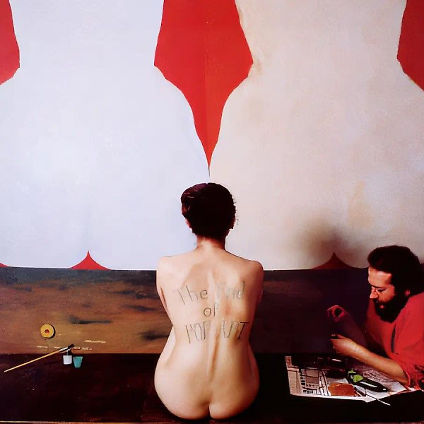 End of Pop Art. Action, 1981, fresco, 300x300 cm. Author`s property