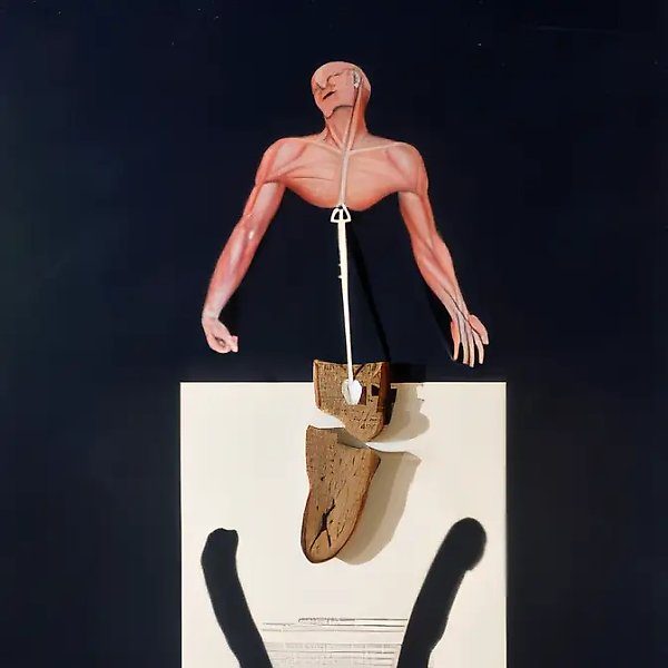 Сирокко, 1988, Смешанная техника, коллаж, 60х41 см Собрание А.Альчук и М.Рыклина, Москва