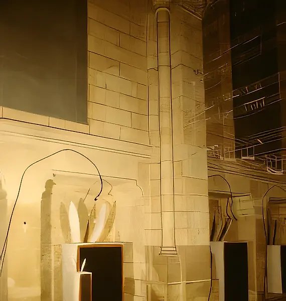 Зайчата - III. Деталь аудиоинсталляции, 1993, Звуковые колонки, ткань, фонограмма,   FRAC, Париж, Франция