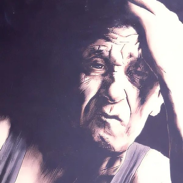 Old Age Pensioner, 1991, Acrylic on cardboard, 130x75 cm Author’s property