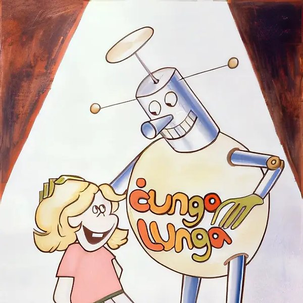Chunga-Lunga, 1991, oil on canvas, 200x140 Author`s property