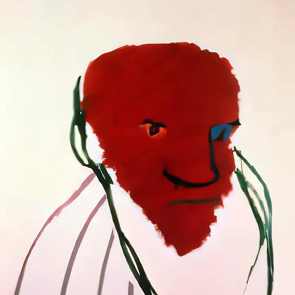 Лев Толстой, 1988, Холст, масло, 140х120 см Собрание Европейского Торгового Банка, Москва