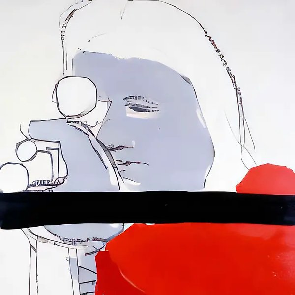Снайпер, 1994, Холст, масло, эмаль, 200х170 см Собственность автора