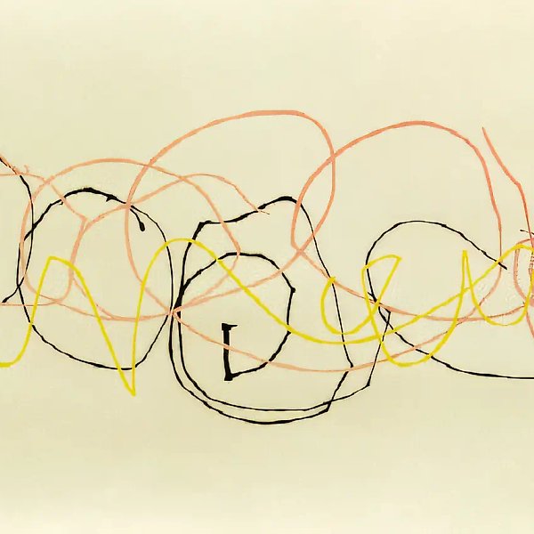 无题。选自“错误曲线”系列，1995年，布面油画，90×120厘米，艺术家自藏