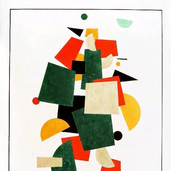 主题至上主义画作《救世主在荣耀中》，2009年，油画，100x75厘米