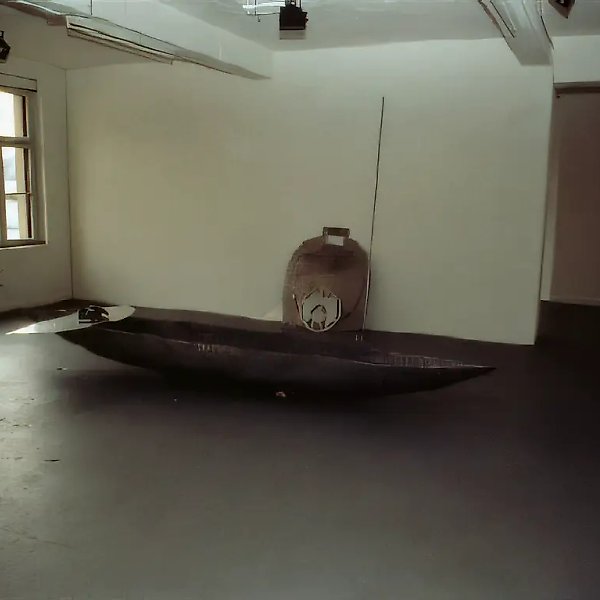 Лаборатория №2. Фрагмент экспозиции проекта "Отходы", 1995, Смешаная техника, 450 х 150 см Neue Galerie - Sammlung Ludwig, Аахен, Германия