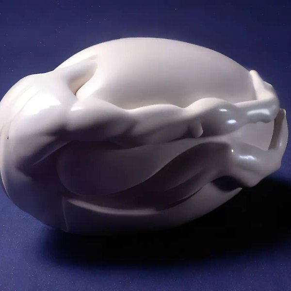 Рождение, 1995, бивень мамонта, h 8,0