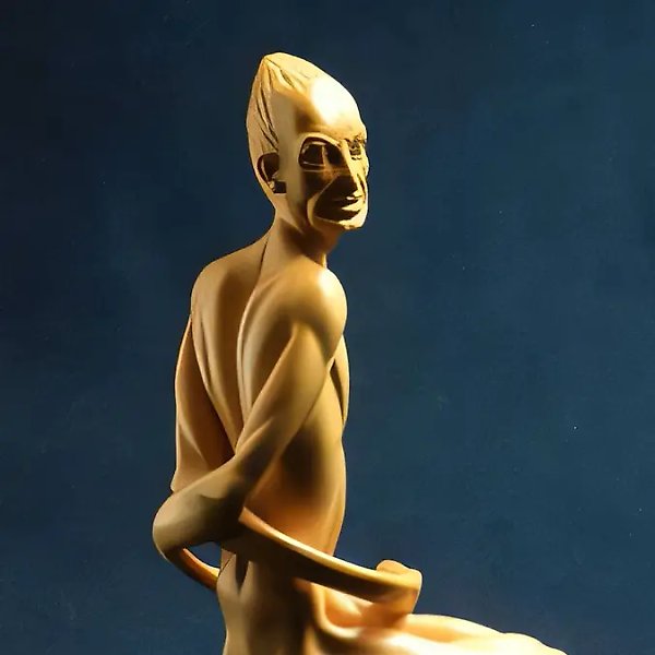 Стирание собственной истории, 1992, самшит, h 15,2