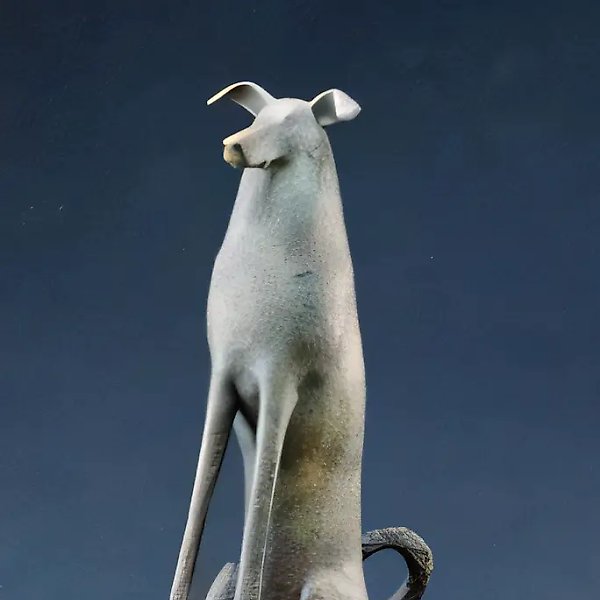 狗的肖像，1993年，青铜，50x16x28
