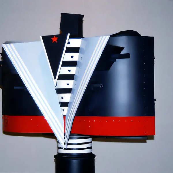 Броненосец, 1991, Алюминий, эмаль, 180 х 87 х 45 см Собрание Маршал Коган, Нью-Йорк, США