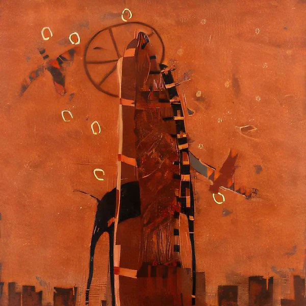 Кошачий камень, 1995, холст, масло, 100 х 90 см Собственность автора