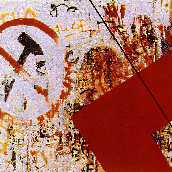 The Berlin wall. Collage №458., 1995,  Silk screen on a cardboard, 50х60