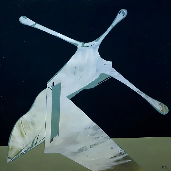 Композиция. Часть III, 1994, холст, масло, 80х80
