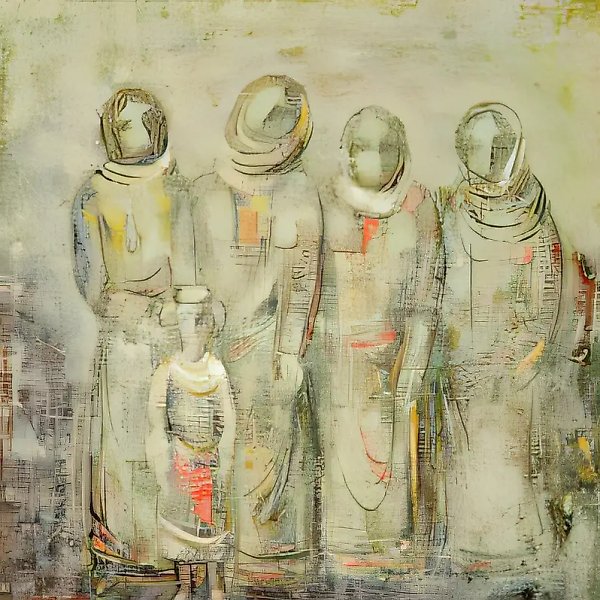 Memories, 1995, canvas, oil, 75x65. Author`s property