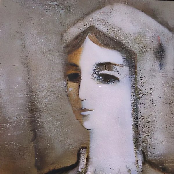 肖像画，1997年，油画布，60x50，作者自藏