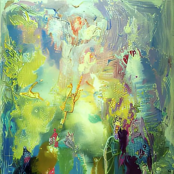 你命运的钥匙，1990年，布面油画，150 x 130厘米，"星座"画廊收藏。