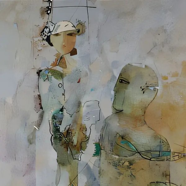 Художник и муза., 1996, холст, масло, 100х81, $12.000 Собственность автора