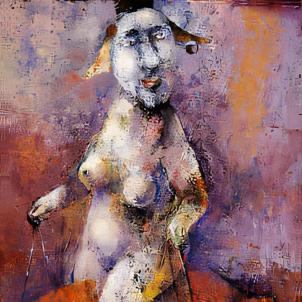 Conception of intrigue, 1995, oil on canvas, 70х50