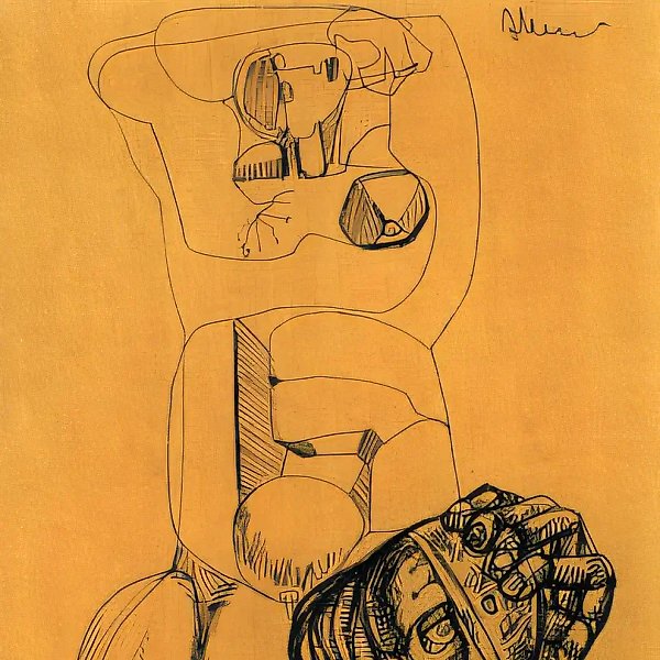 "Paris-Москва", 1992, коллаж, акварель, карандаш, бумага, 57x45