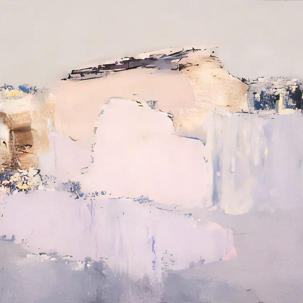 风景，1964年，布面油画，55x84.5，N.阿列希娜收藏