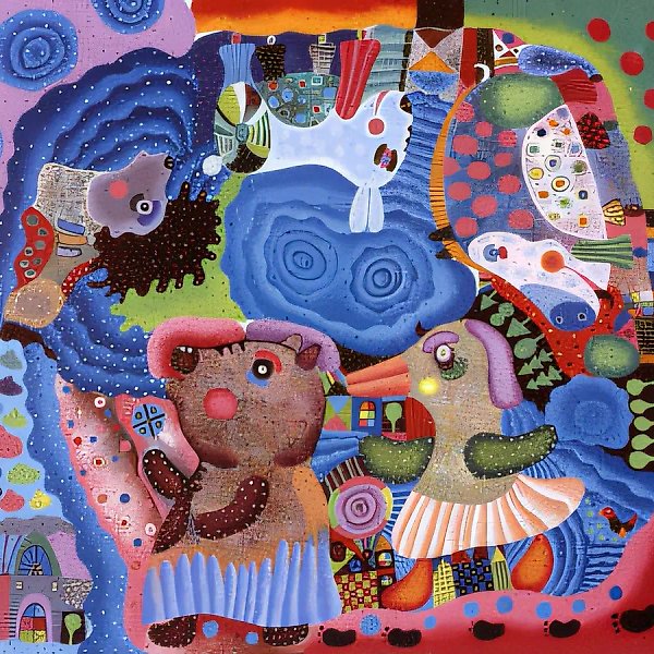 Сон шамана., 1995, холст, масло, 68,5х66 Частное собрание. Финляндия