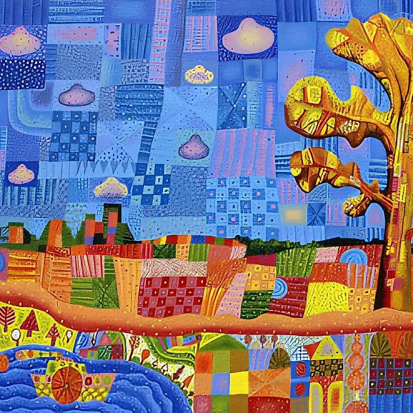 Осень. Лео Свемпу. Из серии "Подарки"., 1995, холст, масло, 35х55 Частная коллекция. Финляндия