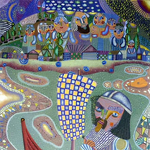 Прощание. Из серии “Калевала”., 1997, холст, масло, 94х71 Собственность автора
