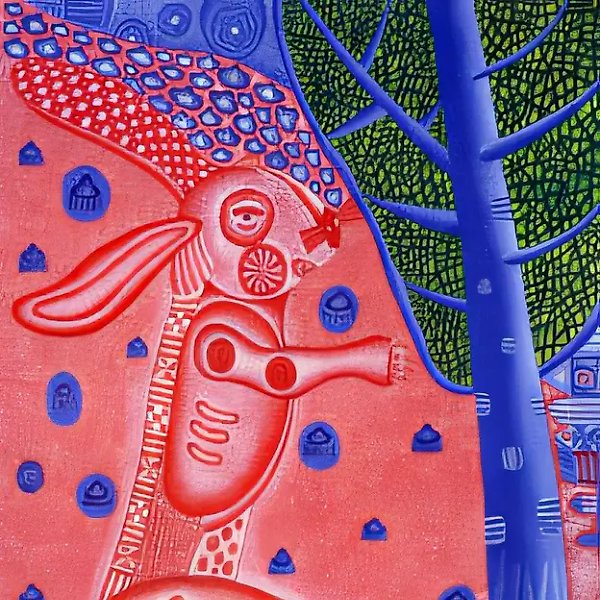 Несущий весть. Из серии “Калевала”., 1997, холст, масло, 55х40 Собственность автора