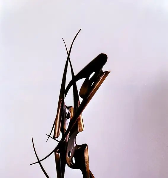 Стрижи, 1990, латунь, олово, h 72