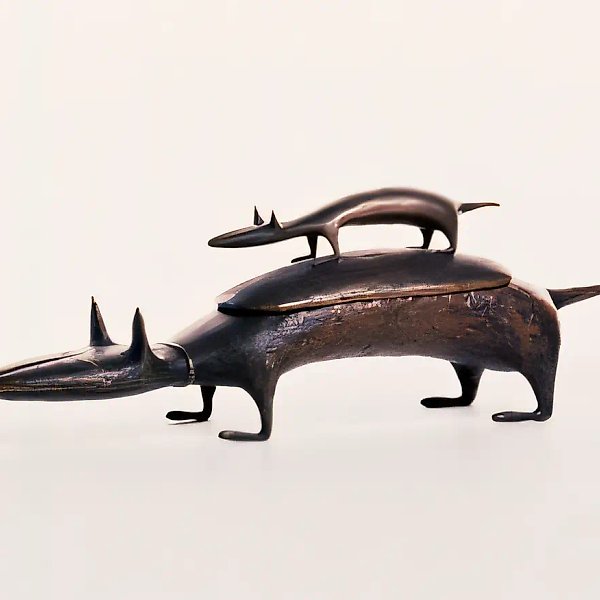 Тайник «Всадница», 1992, бронза, литьё, 11x8x35. Crosna-Art