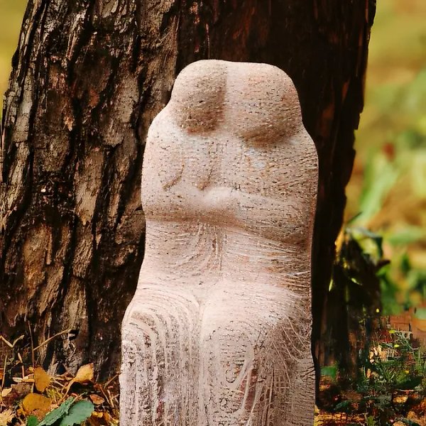 The couple, 1995, granite, 52,5x22x21