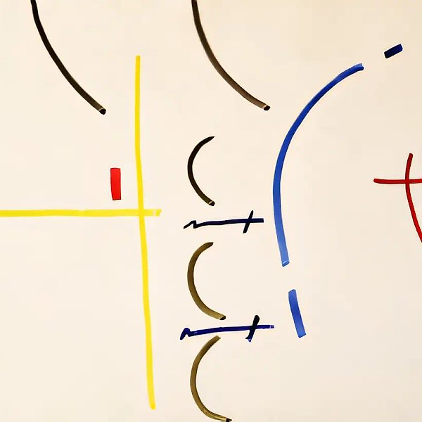 Конструкция №1, 1996, бумага, гуашь, 76 x 110