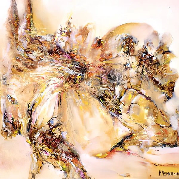 Golden Amulet, 1998, canvas, oil, 75x60.5