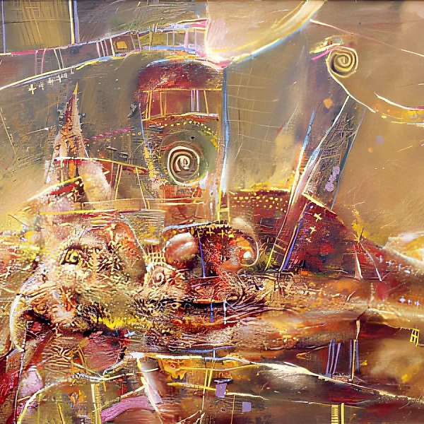 Indian Vedas, 2000, canvas, oil, 60x85