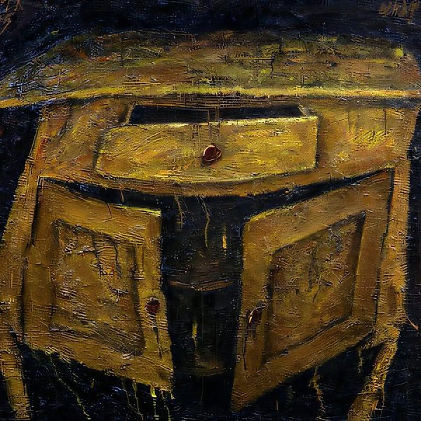 Death of Marat (after J.-L. David), 1990, canvas, oil, 60x70. Author`s property
