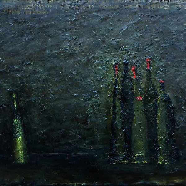 Outsider, 1990, oil on canvas, 80 x 110 Author's property